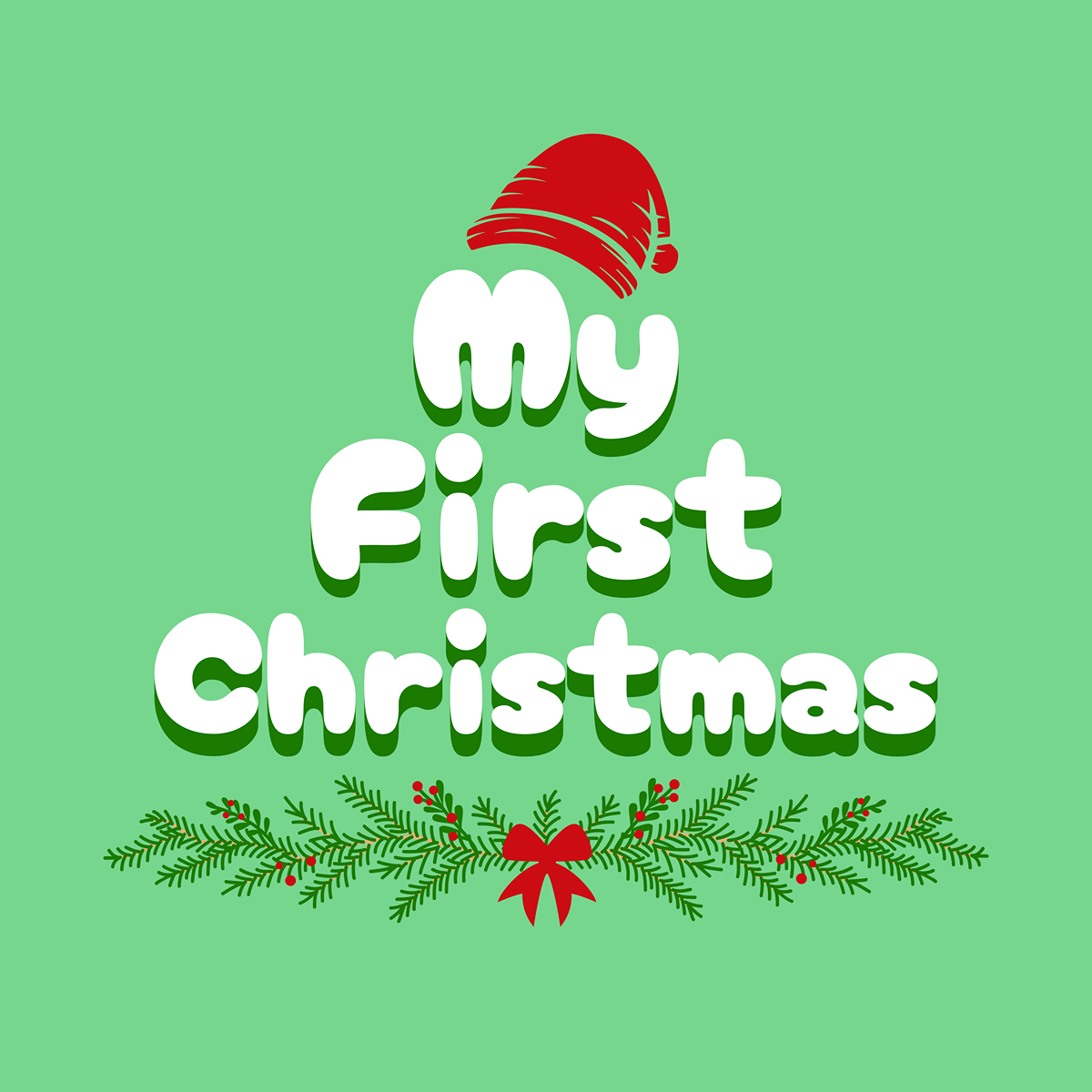 First christmas bonnet de noel